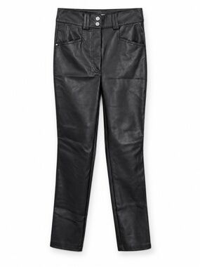 H&M Black Faux Leather Pant NWOT